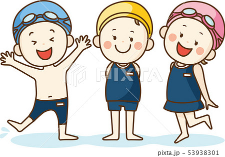 プールを楽しむ子供達 53938301