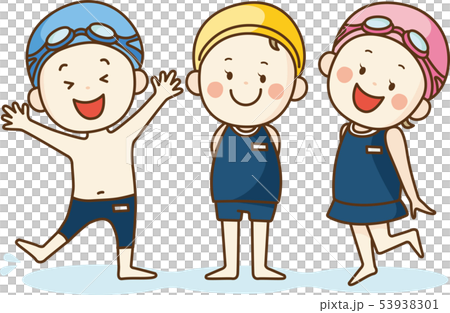 プールを楽しむ子供達 53938301