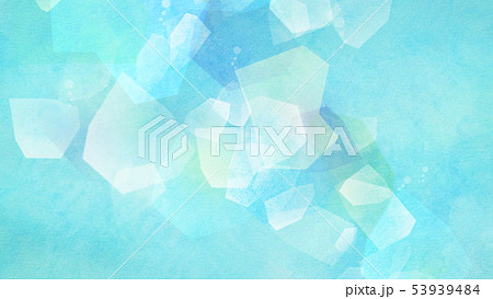 背景 夏 ソーダ 氷 ブルーのイラスト素材