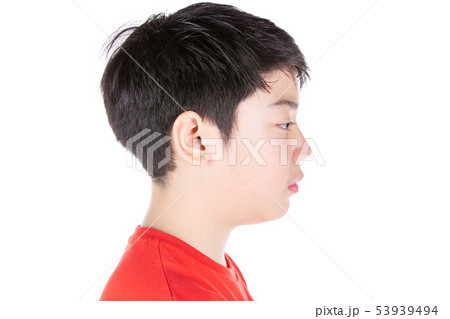 Close up Head of asian boy blClose up Head of 53939494