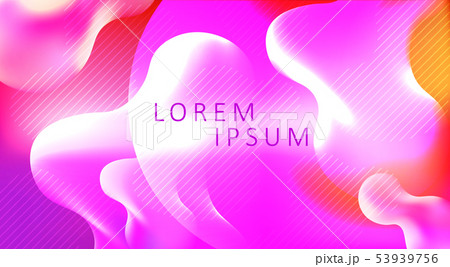 Pink background with abstract geometric shapes of an oval shape of light shade Pink background with abstract geometric shapes of an oval shape of light shade 53939756