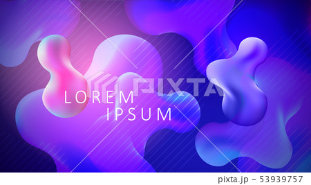Blue background with abstract geometric shapes of an oval shape of light shade Blue background with abstract geometric shapes of an oval shape of light shade 53939757