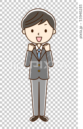 男子学生 ファイトのイラスト素材 男子学生 ファイトのイラスト素材