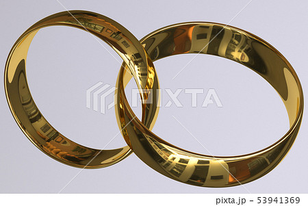 Connected golden bracelets 53941369