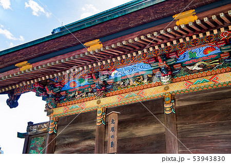 埼玉県秩父 秩父神社 本殿の彫刻 北辰の梟 埼玉県秩父 秩父神社 本殿の彫刻 北辰の梟 53943830