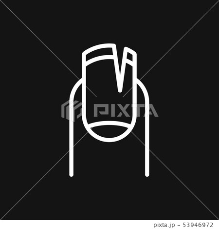 Manicure icon logo, illustration, vector sign Manicure icon logo, illustration, vector sign 53946972