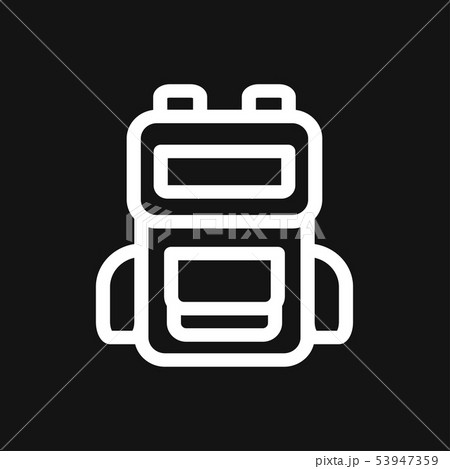 Backpack icon logo, illustration, vector sign Backpack icon logo, illustration, vector sign 53947359