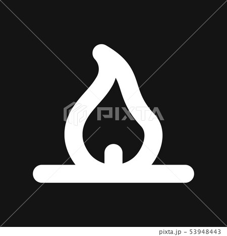 Fire icon vector. Icon illustration for logo 53948443