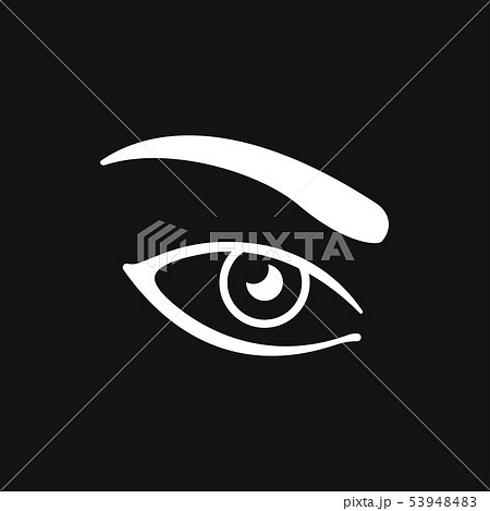 Eyebrow icon. Logo beauty salon. Care for eyebrows Eyebrow icon. Logo beauty salon. Care for eyebrows 53948483