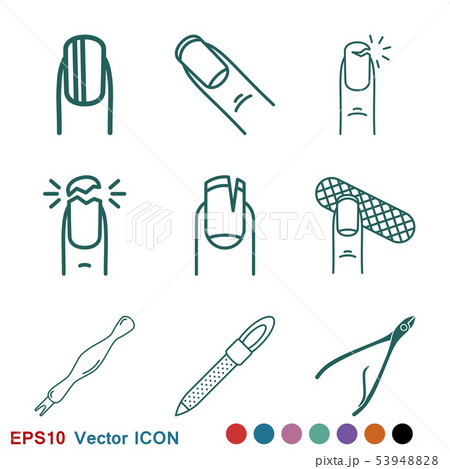 Manicure icon logo, illustration, vector sign Manicure icon logo, illustration, vector sign 53948828