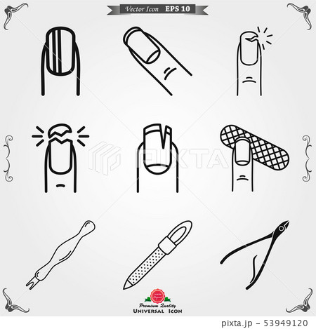 Manicure icon logo, illustration, vector sign Manicure icon logo, illustration, vector sign 53949120