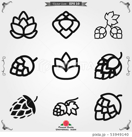 Hop Icon Logo Illustration Vector Sign Symbolのイラスト素材