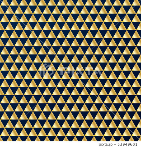 Geometric gold triangles luxury seamless pattern Geometric gold triangles luxury seamless pattern 53949601