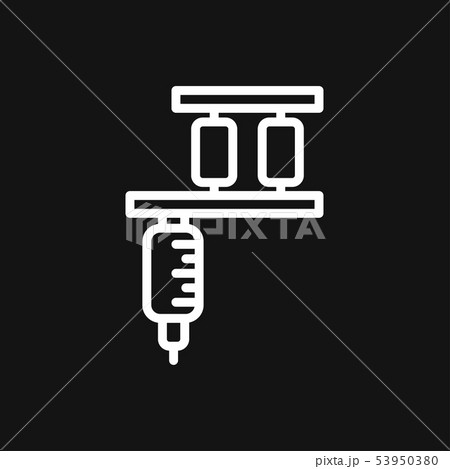 Tattoo Machine Icon vector sign symbol for design 53950380