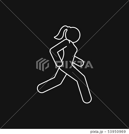 Running Icon vector sign symbol for design Running Icon vector sign symbol for design 53950969
