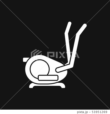 Elliptical machine gym icon, vector sign symbol 53951269