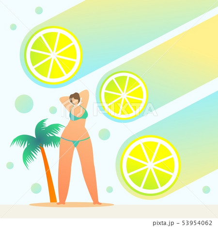 Holiday Travel Poster Beautiful Fresh Summer Tan. Holiday Travel Poster Beautiful Fresh Summer Tan. 53954062