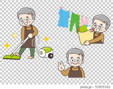 做家事的老人 做家事的老人 53955302