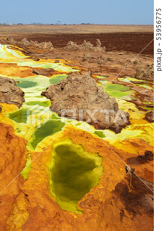 Dallol, Ethiopia. Danakil Depression Dallol, Ethiopia. Danakil Depression 53956775