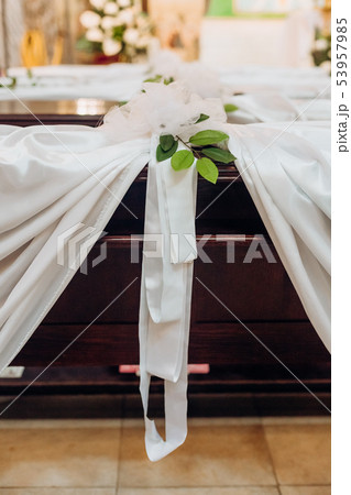 rose flower inside cathedral stand decorated event rose flower inside cathedral stand decorated event 53957985