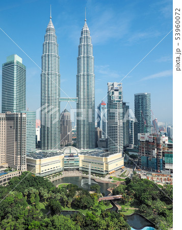 クアラルンプール眺望 ペトロナス・ツインタワー Twin Tower, Kuala Lumpur クアラルンプール眺望 ペトロナス・ツインタワー Twin Tower, Kuala Lumpur 53960072