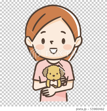 看護師と子犬 53960482