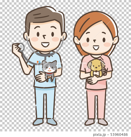 Veterinarian and nurse Veterinarian and nurse 53960486