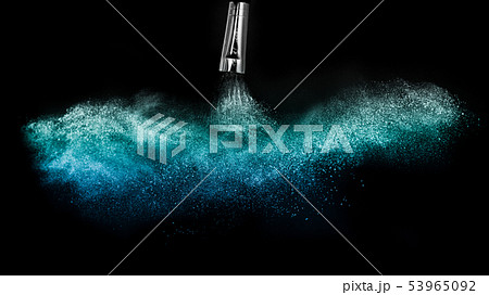 powder splash and brush for makeup artist powder splash and brush for makeup artist 53965092