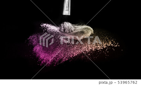 powder splash and brush for makeup artist powder splash and brush for makeup artist 53965762