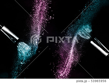 powder splash and brush for makeup artist powder splash and brush for makeup artist 53965956
