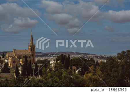 View to Lady of Sorrows Chapel and cemetery, View to Lady of Sorrows Chapel and cemetery, 53968546