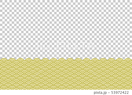 Blue sea wave pattern Bicolor copy space 53972422