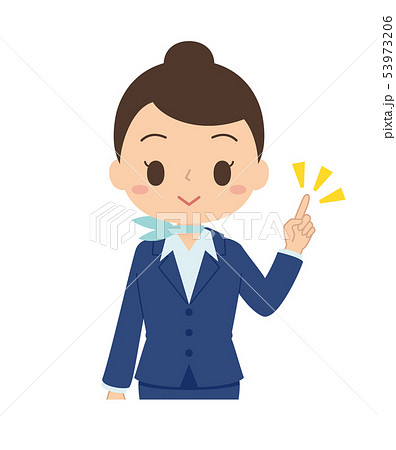 人物　女性　ビジネスウーマン　ポイント 53973206