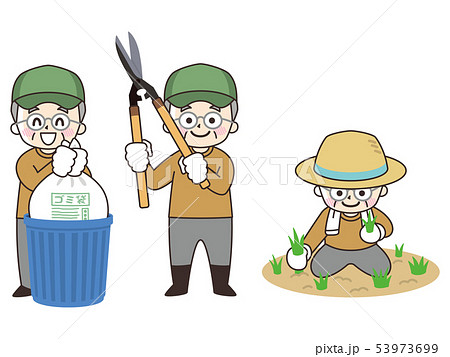 働くシニア男性 53973699