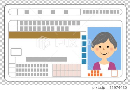 運転免許証　高齢者 53974480