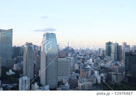 東京タワーから見たビル群 53976987