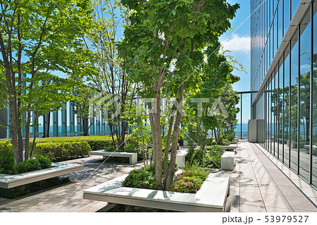 【ビジネス街の庭園】 大阪府大阪市阿倍野区阿倍野筋 53979527