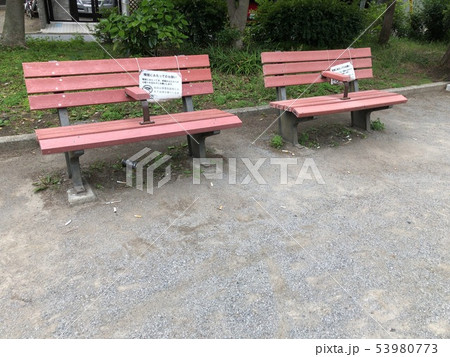 公園のベンチ 公園のベンチ 53980773