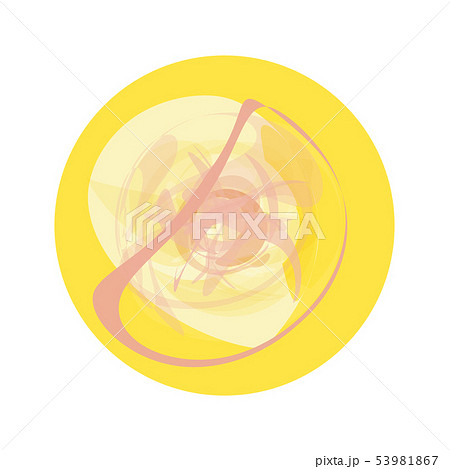 Watercolor Sun Picture Hand Drawn Imitation 53981867