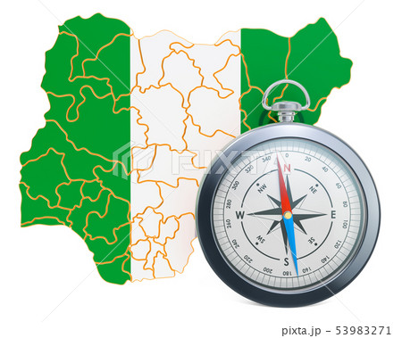 Travel or tourism in Nigeria concept. 3D rendering 53983271