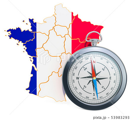 Travel or tourism in France concept. 3D rendering 53983293