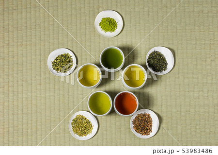 緑茶　Japanese green tea set 53983486