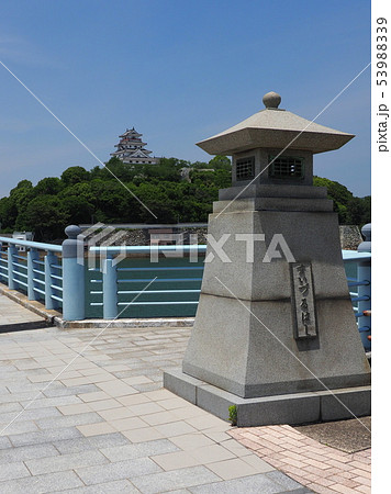 新舞鶴橋から唐津城(佐賀県:唐津市) 新舞鶴橋から唐津城(佐賀県:唐津市) 53988339