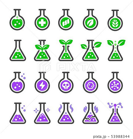 chemical and non chemical icon set 53988344