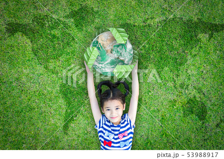 Sustainable world environment and CSR with people  53988917