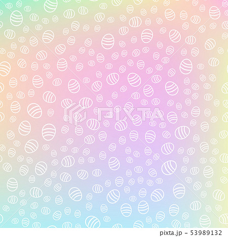 Seamless Easter eggs pattern on colorful fantasy 53989132