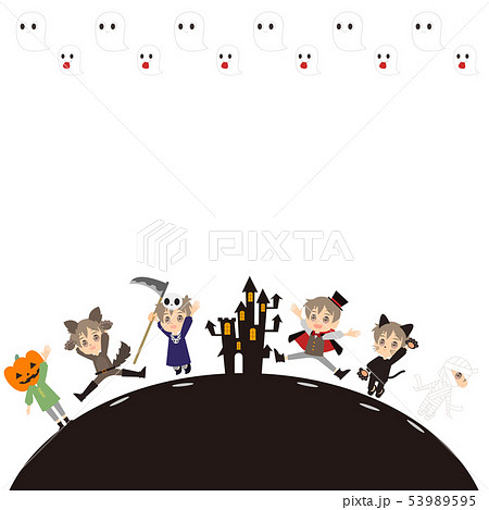 ハロウィン背景 53989595