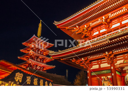 羽子板市の浅草寺 羽子板市の浅草寺 53990331