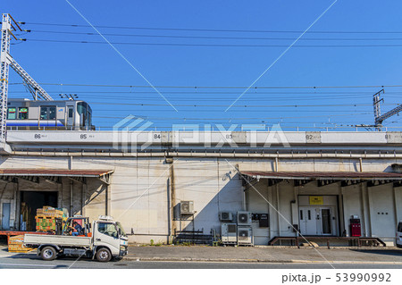 大阪市内 大阪環状線 下町風景 大阪市内 大阪環状線 下町風景 53990992