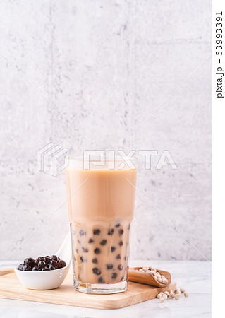 タピオカミルクティー 台湾 飲み物 タピオカ 53993391